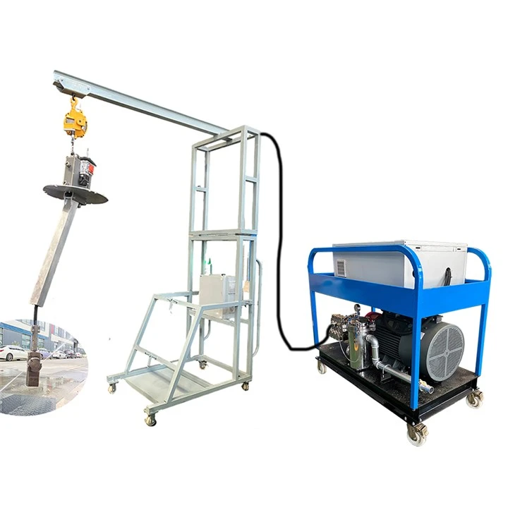 Reaktortartály automatikus tisztítása Hydro Blaster